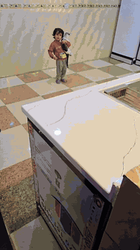 اللهم صل على محمد وآل محمد 💙 تم تثبيت مطبخ المنيوم داخل وخارج  تفاصيل ...