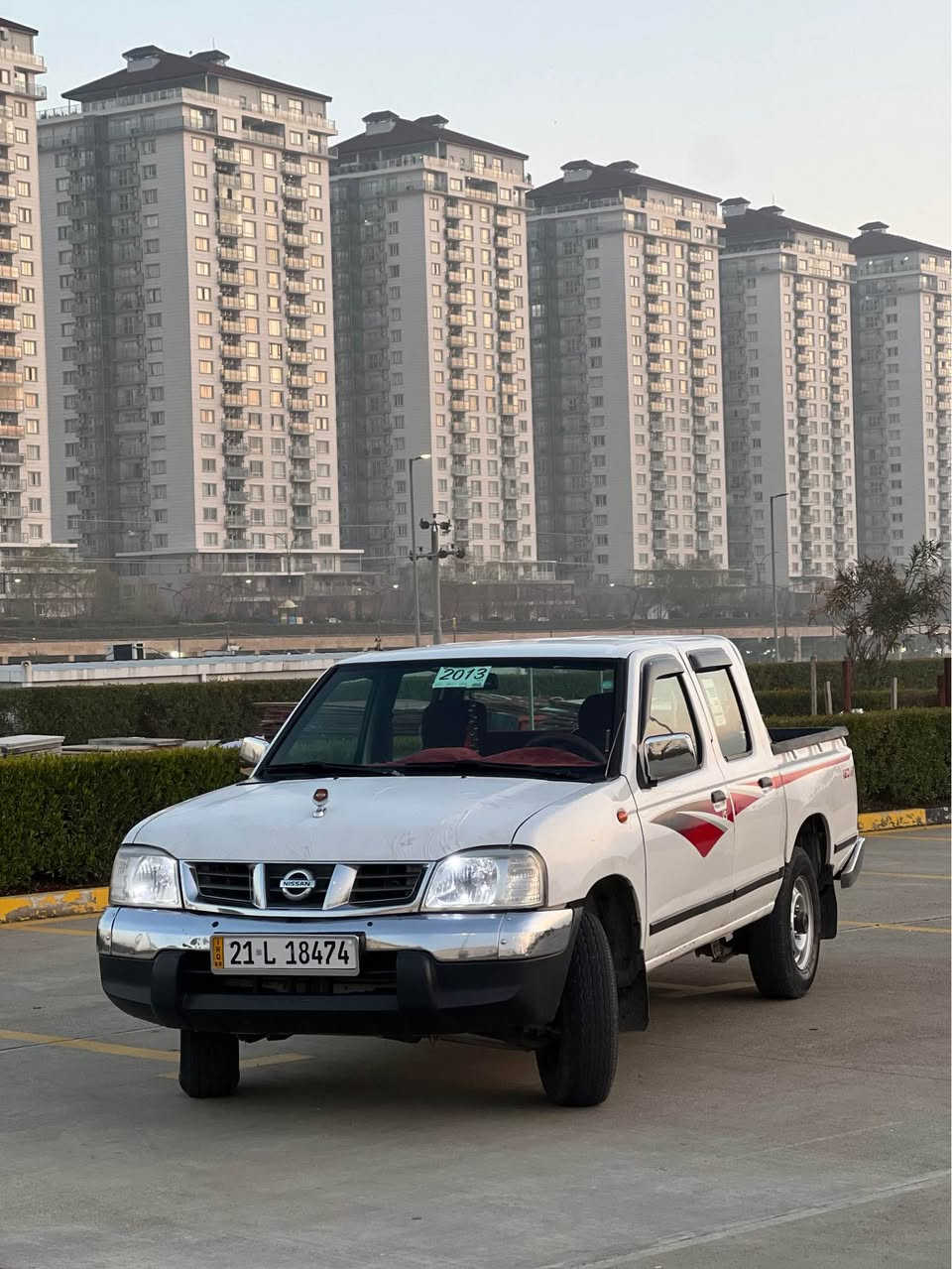 سلاوتان لیبیت هاوریان. نیسان پیکاپ ٢٠١٣. ناو سور تایەی تازە سەنەوی تازە گیرو مەکینەو. تەبریت بەشەرت
٤ پارچەو نیوی بۆیاخە.  بی وەرگەران  بیشان 
*********** السليمانية, العراق
