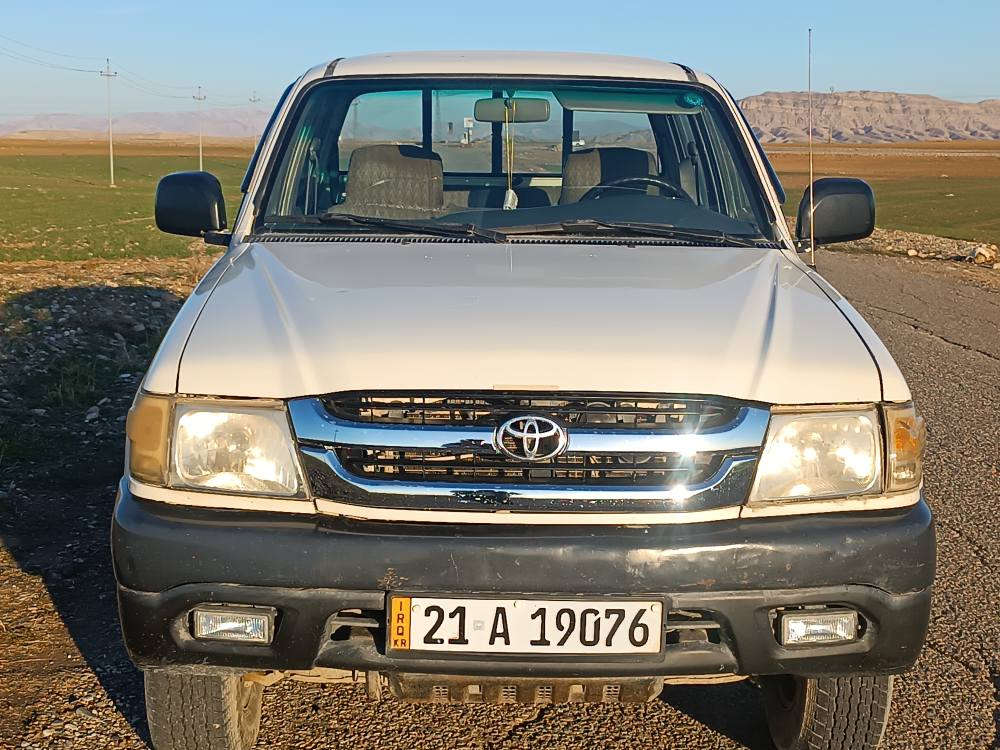 مۆدێل 2002 دەبڵ اکسل گاز
سەنەوی بەسەر نەچوە تا مانگی 11ی 2027
سبوخی یەک بست کەمترە دیاریم کردوە
مەکینەی 3Lگاز  بوخاری هەیە 
تەبرید بێ عەیبە 
کۆبۆنی هەیە دوو ڕۆژ جارێک 40 لیتر
تەحویلو غەرامەی بەشەرت 
*********** كركوك, العراق
