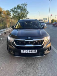 للبيع فقط كيا سيلتوس٢٠٢١ اللون رصاصي فيلي رقم اربيل الجديد الدولي ماشي...