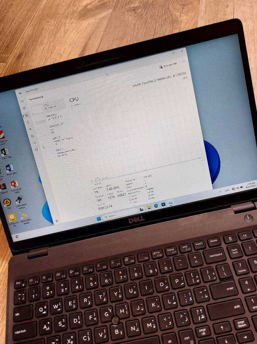 لابتوب Dell Latitude 5501 Ci5H 9th  
شاشة حجم كبير 15.6 لمس
مع كارت شاشة منفصل خارجي ٢كيكا نفيديا 
بمواصفات مناسبه للتصاميم والبرامج الهندسية والمكتبية  والحسابية والتصفح والأمن السيبراني  .
بسعر 395 الف دينار عراقي 
Cpu Ci5-9400Hجيل تاسع حرف المعالج H
Hard 256GB nvme قابل للتطوير 
Ram 8gb ddr4         قابل للتطوير 
VGA 2gb nvidia mx130 خارجي 
15.6 screen 1920x1080 FHD لمس
Back-light Ar-En ضوئي 
Charger dell شاحن اصلي 
يمكن للزبون فحص اللابتوب وتشغيله والتأكد من المواصفات قبل الاستلام  اللابتوب.
نسبة النظافة 97%
ضمان لمدة خمسة أيام للفحص في حالة وجود خلل مصنعي تستبدل بنفس الموديل حصرا 
عنوان المكتب بغداد شارع الصناعة مجمع الرياش مكتب اليسر للتواصل والحجز ***********
