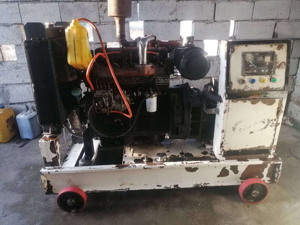 السلام عليكم مولد بيركنز سوبر شغال بلادي 37 kv  راس توليد ستامفور اصلي
محرك جديد لا صرف ولا تنقيص
العنوان بغداد معسكر التاجي
السعر 18
***********
