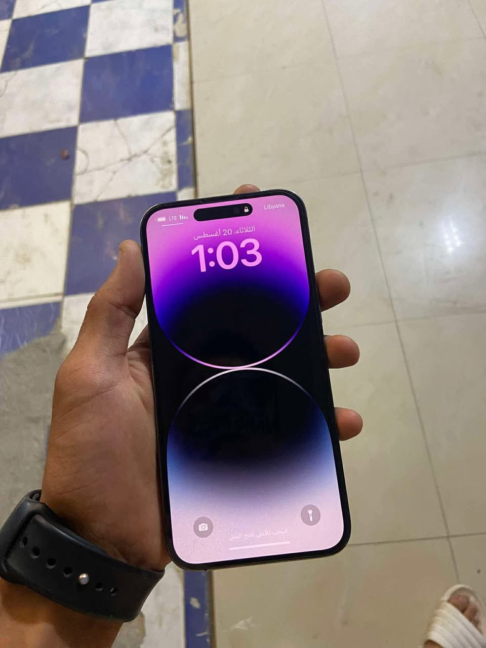 ايفون ١٤ برو ماكس ذاكرة ٢٦٥ بطارية ٨٢ دبل سيم Zaفقط مبدل شاشه فيس إيدي شغال سعر 420 قفل شراي يخابر ما جاوب رسايل ***********
