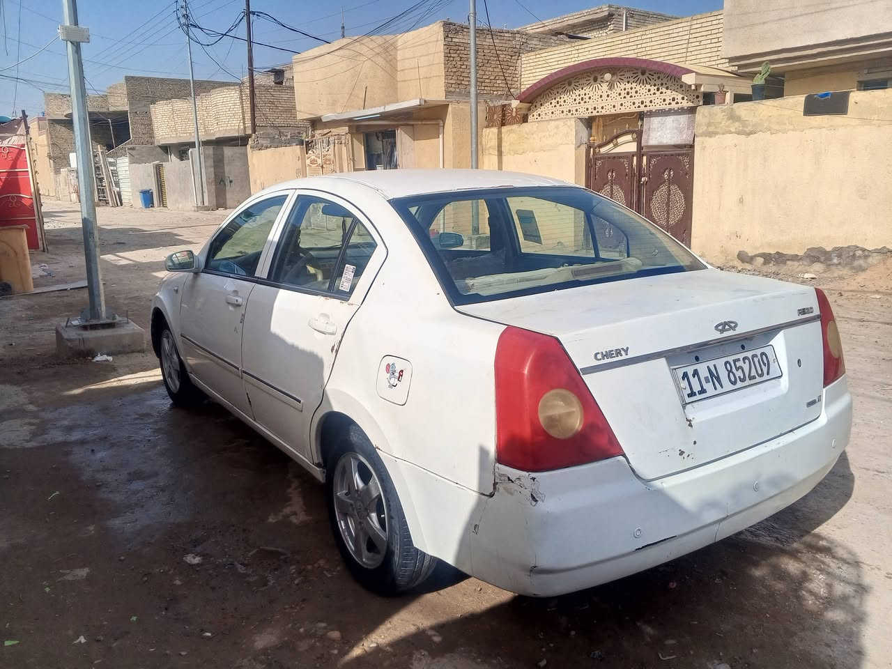 السلام عليكم سياره شيري للبيع موديل 12 مكفوله من الضربه والصبغ سنويه29السعر 40 وبيه مجال العنوان بغداد رقم الهاتف ***********
