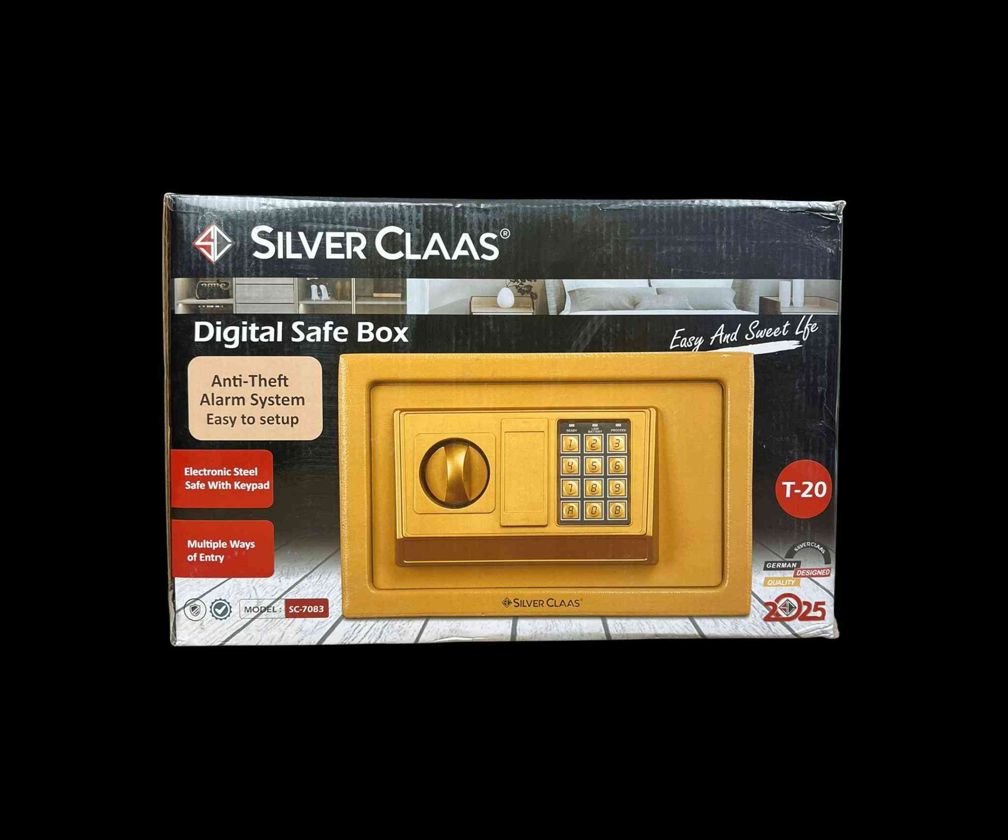 قاصة وسط من سلفر
🔷هيكل خارجي من المعدن عالي الجودة
🔷يمكن وضع رمز حماية مكون من 1-8 أرقام
🔷بطانة من السجاد في الجزء السفلي الداخلي لحماية مجوهراتك وساعتك الثمينة وبطاقتك وأموالك من أي تلف أو ضرر
🔷أبعاد المنتج: الارتفاع. 20 العرض30  سم
توصيل  لجميع المحافظات🇮🇶
للحجز راسلونا📱 بغداد, العراق


**إذا كنت صاحب هذا الإعلان وتريد حذفه لأي سبب، رجاءا أرسل رسالة إلى الدعم الفني**