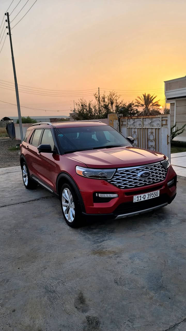 السلام عليكم
فورد اكسبلورر بلاتنيوم 2022 اعلى مواصفات ❤️‍🔥
محرك 6 سلندر 3000 توين تيربو 400 حصان 🔥
دفع خلفي 
مودات القيادة 🥶 6 (السحب والسبورت والعادي والاقتصادي والطرق الوعرة و مال ثلج زلق)🛫
قيادة ذاتية و أوامر صوتية ومانعة🗣️ الاصطدام ابريك تلقائي 
امامي وخلفي والركن التلقائي 
كامرة 360 وحساسات امامية خلفية وجانبية 📸
شاشة تسلا  شاشات عدد 3 تحكم بالتبريد خلفي 3 قطع تبريد 
بانوراما 
ورادار واشارات بالمري 
شحن لاسلكي و كار بلي 
كير ماوس 
مقاعد 6 راكب منفصلة VIP
كشنات 💺امامي  تدفئة و  تبريد و مساج 
كشنات خلفية تدفئة وكشنات خلفية كهرباء.
فيها نظام باسورد🔐 تفتح وتقفل السيارة على الرمز في باب السائق  سايد بريك بصمة 
بصمة جميع الأبواب
تايرات جديدة ،فرممة جديدة، لايتات اصلية جديدة شاديلها زينون ، ادامة على السيارة كاملة بدون نقص.(كل غراضها أصلية )
💵السعر  270 $ورقة $
📣بيها تبديل جاملغ ودعامية نفس اللون بدون صبغ فقط
الموقع بغداد  .
رقم شاصي:1FM5K7HC4NGA21872
للأستفسار:***********
***********
