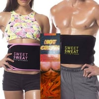 مشد Sweet Sweat • كريم تنحيف موضعي • تنحيف البطن