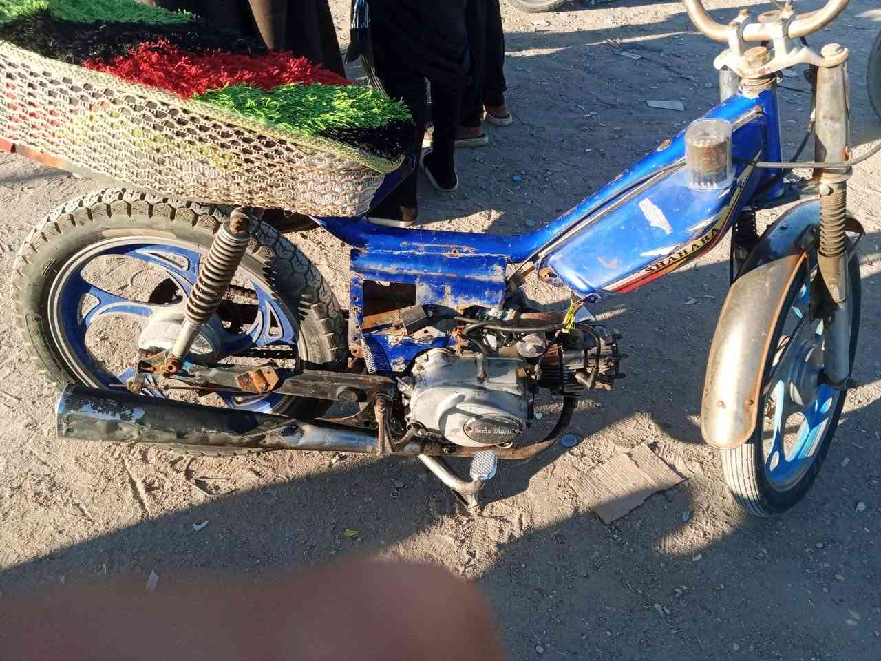 سلام عليكم دراجه شهاب اربعه گير للبيع ب100 مكاني كربلاء حي العامل ***********
