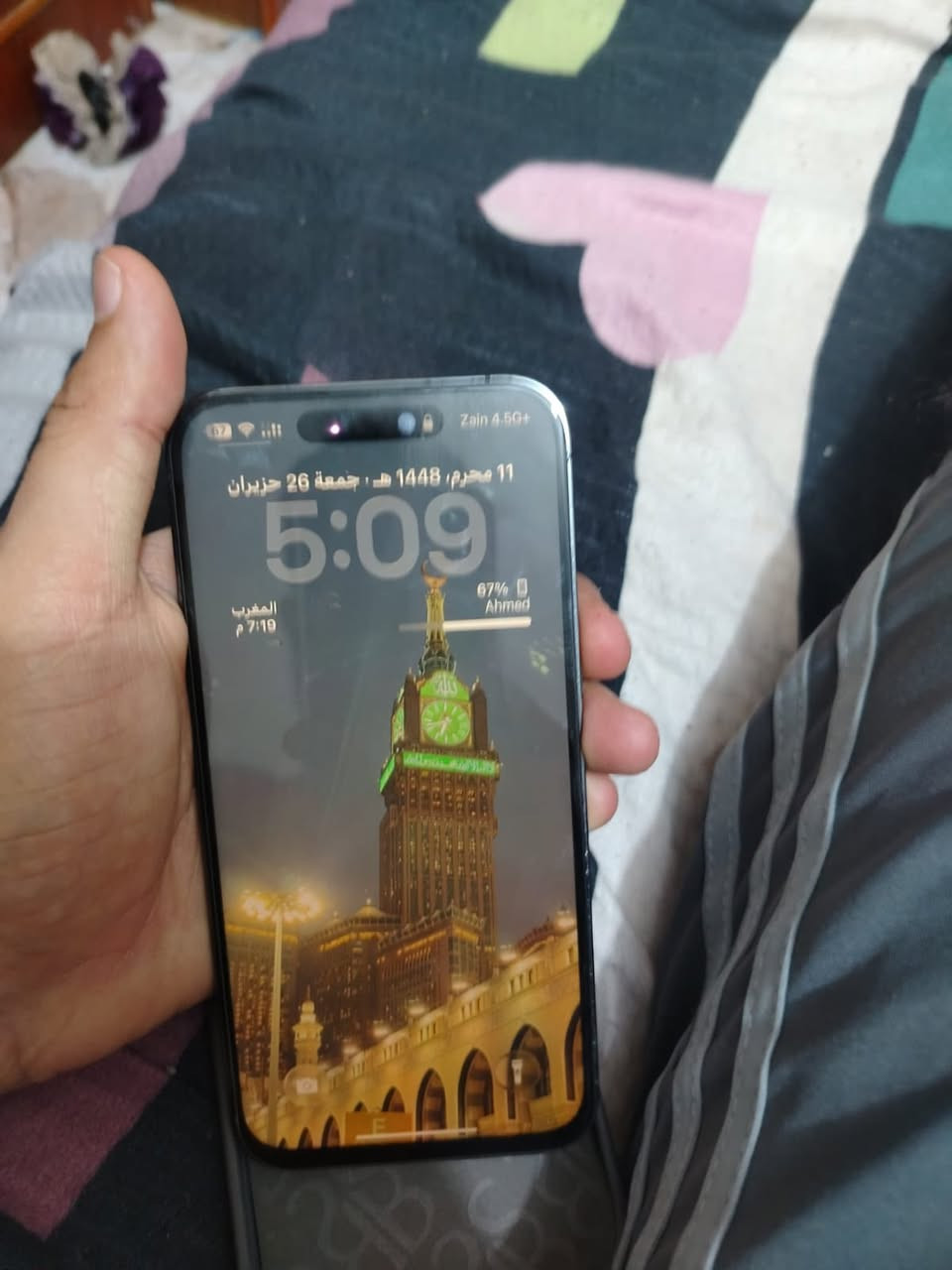 ايفون 14 برو ماكس
ذاكره 256 
بطارية 84 
جهاز نظيف 
مبدل شاشة نوعية زينة 
السعر 580
***********
