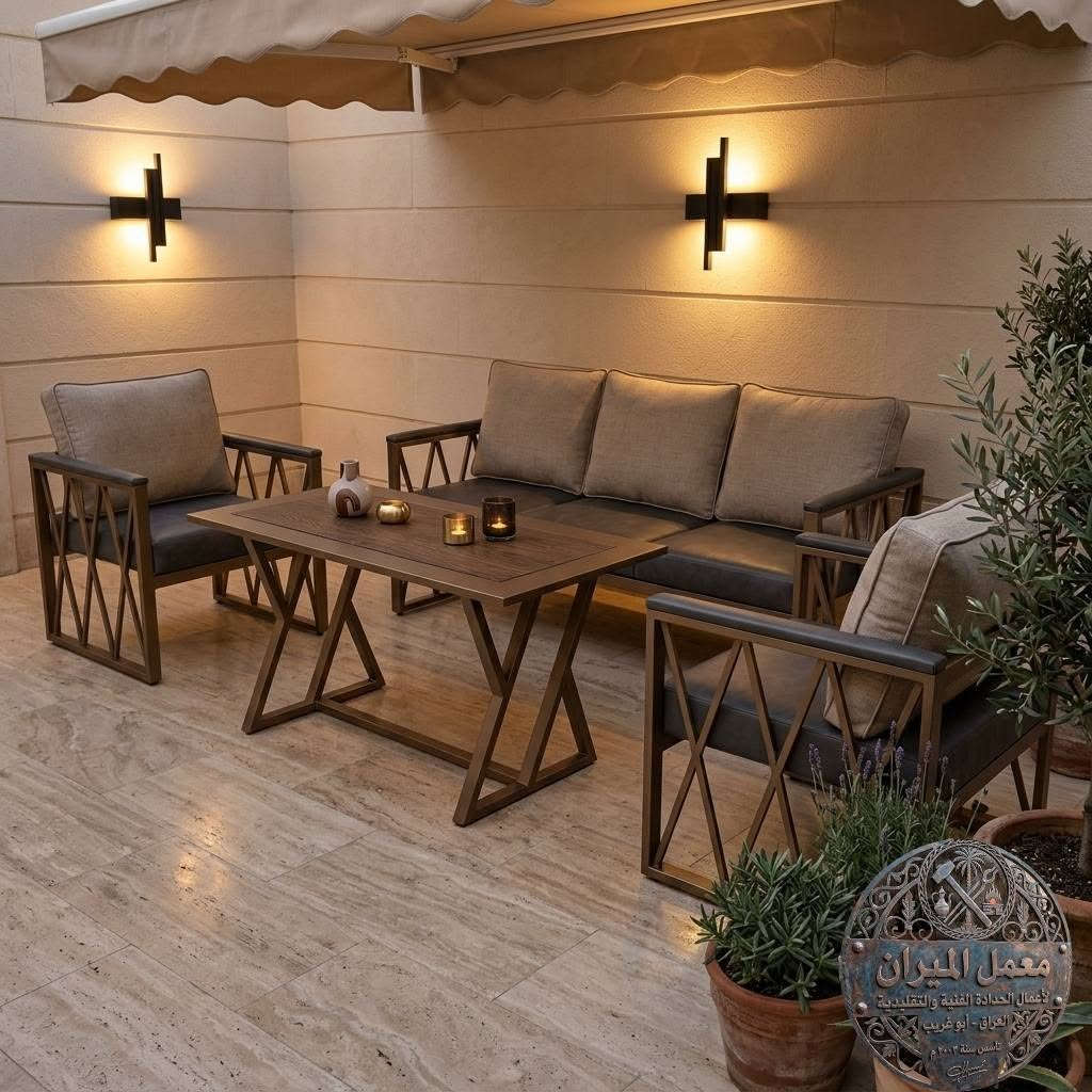 جلسات حديد #جلسات #خارجيه #داخليه #كفيهات☕ #مطاعم 🍜#متنزهات🍀 

#تنسق #حدائق #جلسات #داخليه #خارجيه #🍀❄️خلي مكانك متميز معنأ
لسنه الوحيدين لكننه الافضل  💯

للطلب والاستفسار رقم
📞 ***********
معمل الميران للحدادة العامة 

#متوفر
الان في العراق من اربيل الى البصرة فقط احجز واربع ايام يمك التوصيل  اربيل_ بغداد
 الاسعار حسب الموديل والاحجام نعمل حسب الطلب والقياسات الخاصه

ئێستا لە عێراق بەردەستە، لە هەولێرەوە بۆ بەسرە، تەنها حجز و چوار ڕۆژە، گەیاندن بێ بەرامبەرە، هەولێر-بەغدا
  نرخەکان بەپێی مۆدێل و قەبارەکانە ئێمە بەپێی خواست و پێوانە تایبەتەکان کار دەکەین

Available now in Iraq, from Erbil to Basra, only book and four days, free delivery, Erbil-Baghdad
  Prices are according to the model and sizes. We work according to demand and special measurements
للطلب والاستفسار رقم 📞***********
