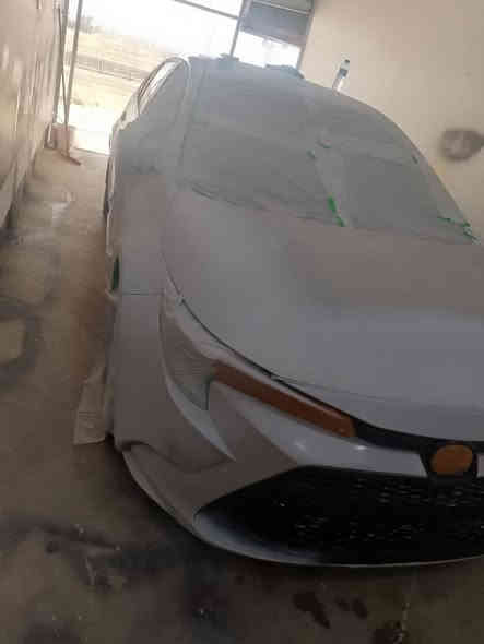 قبل وبعد صبغ بونيد+جامرلغ+دعاميه بماركه لدبير شرط ضمان سمكره صبغ وبوليش جميع انواع السيارات العنوان كركوك قرب المحافضه الجديده ***********
