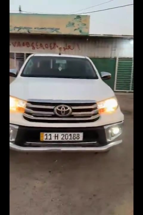 للبيع هايلوكس موديل ٢٠١٨ كويتي فور ويل 
رقم بغداد دولي 
مكفوله من الضربه وتبديل 
محرك كير مامفتوح شركه 
***********
سعره ٢٣٨
