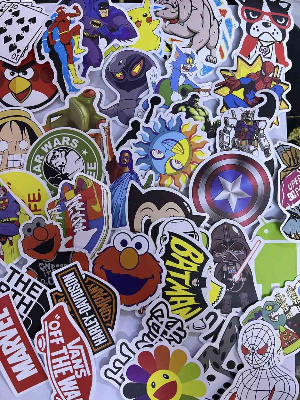 ‼️ جمله ‼️ جمله ‼️ جمله ‼️ متوفر جميع الاستيكرات ضد الماء ضد الخدش لصق قوي جداً البكج 50 قطعه مقطع سعر الدرزن (١٢ بكج ) 24000 دينار توصيل 5000
 .تواصل***********
