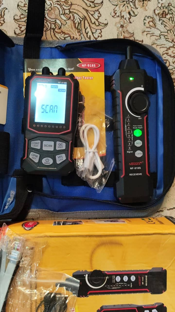 جهاز فحص وایرات جدید ، وایرات عادیة و فایبر و جداریات.


**إذا كنت صاحب هذا الإعلان وتريد حذفه لأي سبب، رجاءا أرسل رسالة إلى الدعم الفني**