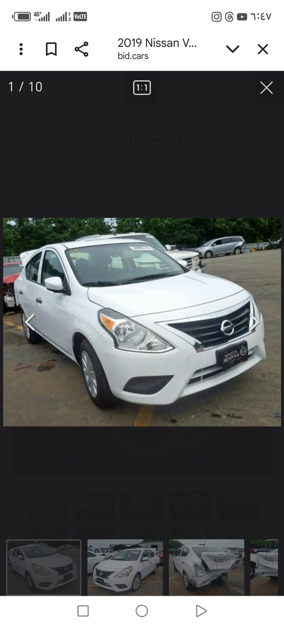 نيسان فيرسا وارد امريكي رقم بغداد بسمي مكانهه ديالى بعقوبه ضررهه واضح بالمنشور سعر 105 وبيهه مجال الي جنايهه يعرفهه تعال شوفهه وبيك خير وتدلل
***********
