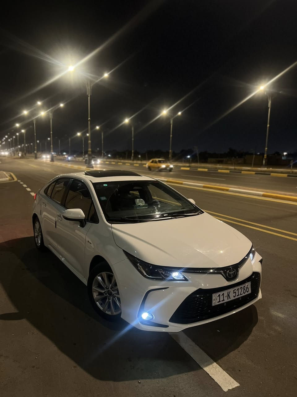 كورلا للبيع موديل ٢٥                                                       ماشيه ١٠ الاف 
فول مواصفات
سياره جديده بنايلون
رقم بغداد باسمي
سعرها ١٦٠ 
مكاني كربلاء
رقم ***********
