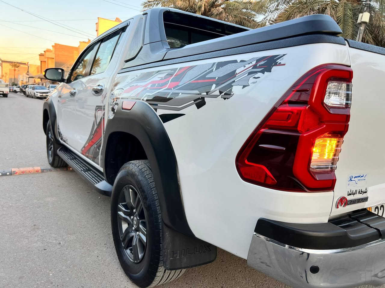 السلام عليكم ♦️
تيوتا هايلوكس للبيع  موديل 2024 مكفوله كفاله عامه من ضربه وصبغ وتبديل وشخوط شرط سونار سياره جديده بمعنى الكلمة 
هايلوكس تي ار دي TRDعالي دبل كاب
محرك 6 سلندر 4.0 
موصفات:
شاشة🟢
كشنات تبريد🟢
شاحن وايرلس 🟢
مثبت سرعة تفاعلي🟢
كامرة خلفية 🟢
حساسات امامي خلفي 🟢

سيارة وكالة جيهان رقم اربيل دولي بسمي تحويل او وكالة  ماشية 27 الف حقيقي اخت زيرو 
سعر : 385 الاتصال على هذا الرقم 
***********
مكاني بغداد
