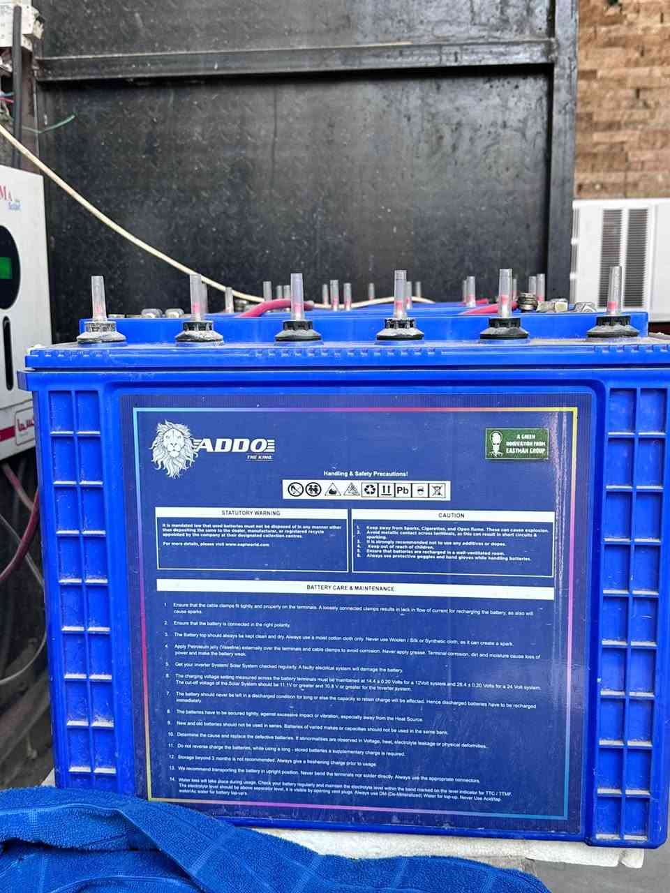للبيع عاكسه ماكسيما 5.6 kw
مستخدمة سنة فقط مع بطاريات استخدام ٦ اشهر 
تنطي ١٢ امبير 
بسعر ٢مليون ونص 
الاتصال او وتساب 

0773 195 1544
المكان بعقوبة الجديدة
