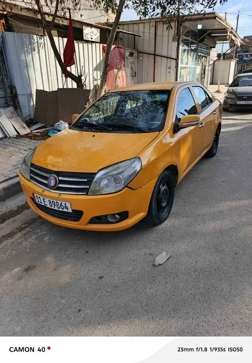 للبيع جيلي أم كي موديل 2013 العنوان بغداد الحسينيه *********** السعر قفل 22 جاهزه
