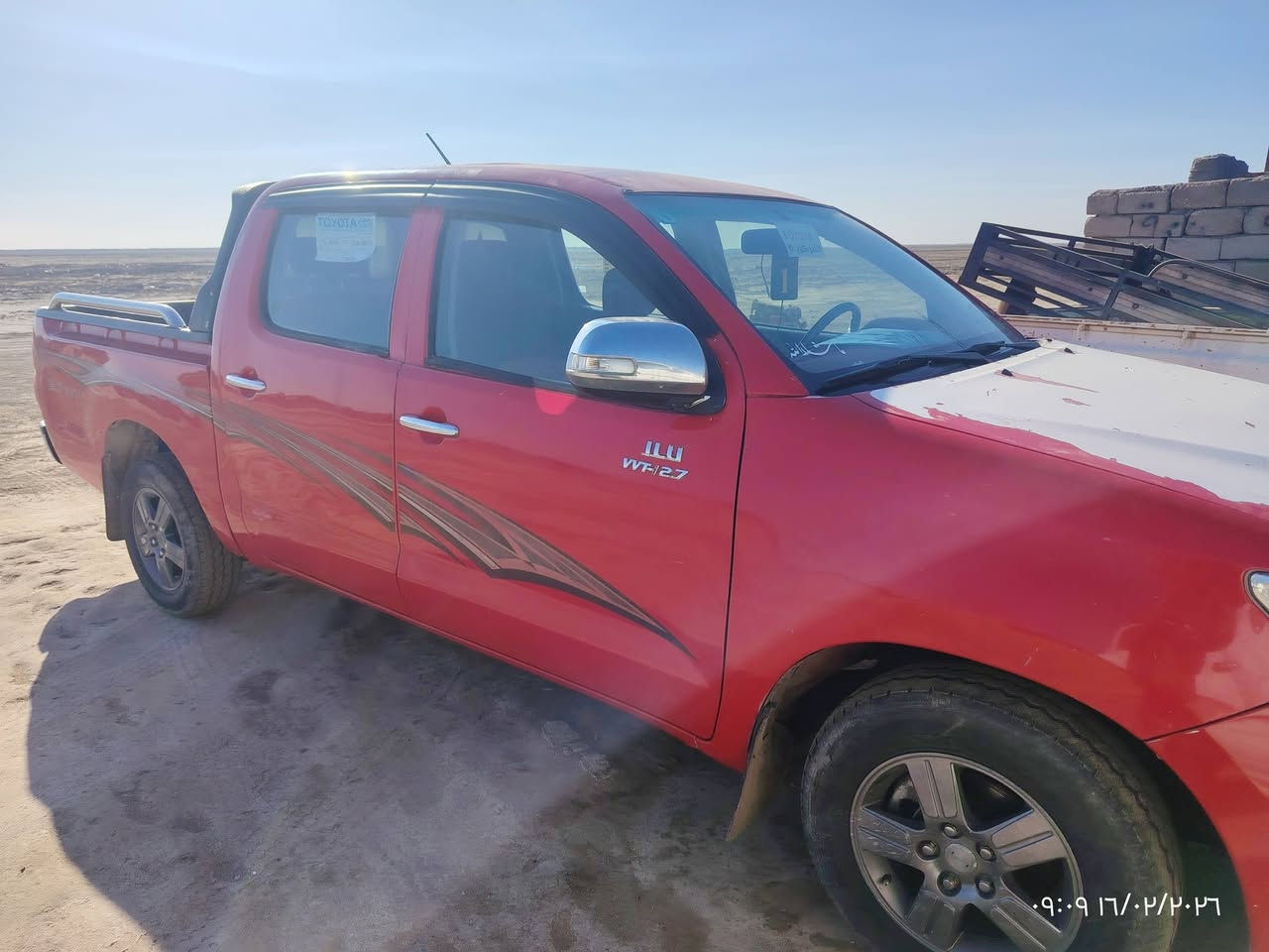 للبيع تايوتا هايلوكس موديل 2014 رقم ذي قار كير ومحرك على وضع  الشركة تخم تاير جديد السعر 140 المكان السماوه  ***********
