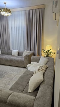 ديوان عراقي • قماش خاولي • حرف L ٦م٢٠سم