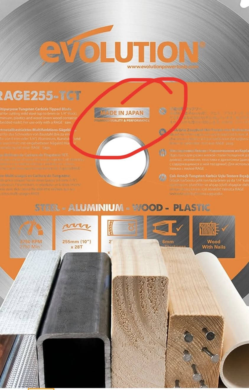 متوفر منشار اصلي مستخدم نضافة 85‎%‎  من شركة Evolution البريطانية بيه قرص ياباني اصلي البلادي مالته يقص جميع المعادن ( ساموراي ) بيه ليزر المنشار 8 انج 
مكاني بغداد امانة الله المنشار تحفه بس مكان ماعندي اله والسعر مناسب للاستفسار اكثر الاتصال ع الرقم ***********
