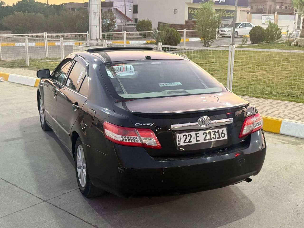 سيارة كاميري موديل ٢٠١١ خلجي. فول مواصفات 
محرك مامفتوح.  بدون سبوغ و تبديل. مكانين تعديل بارد صغير  ***********
*********** كركوك, العراق
