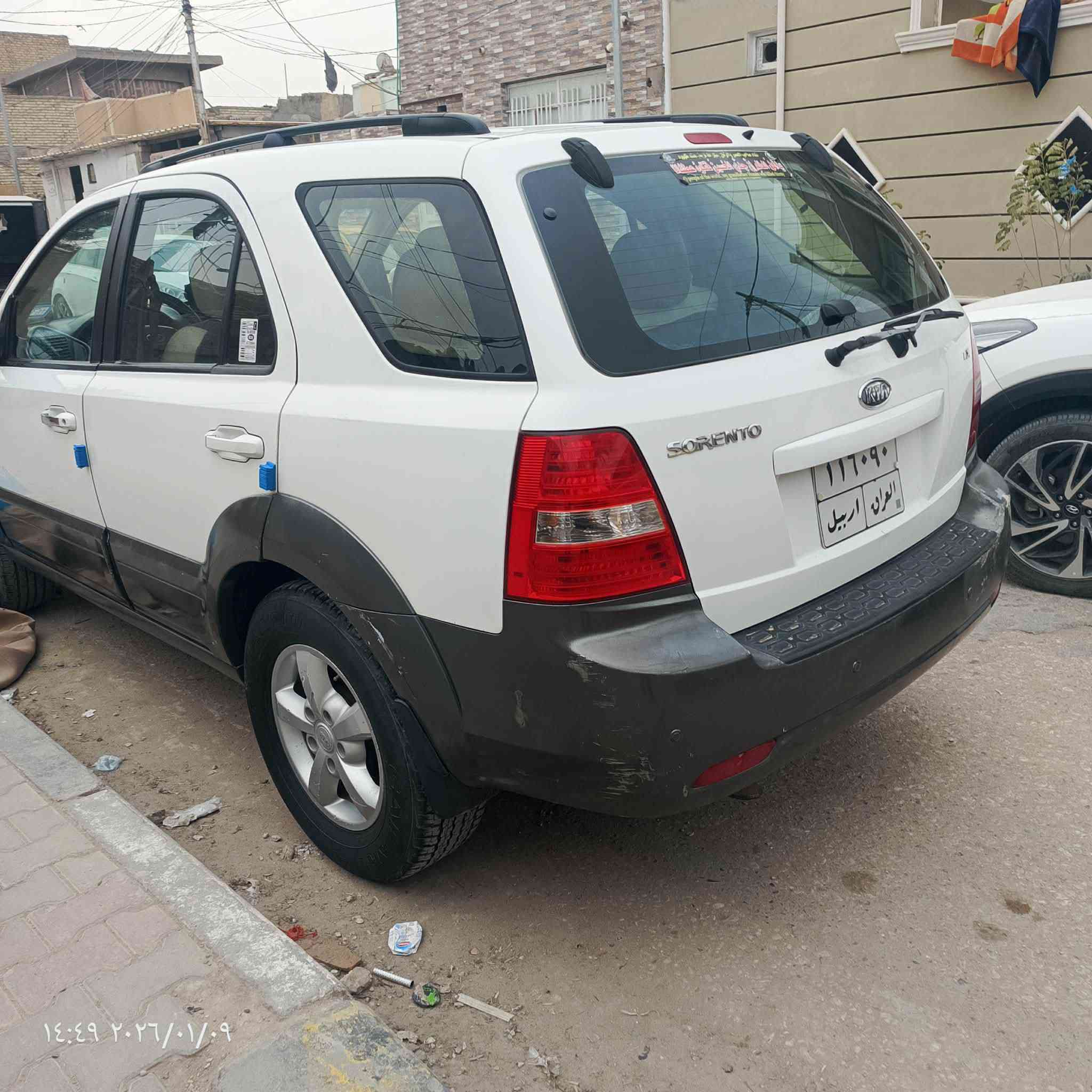 سلام عليكم سياره نوع سورنتوو موديل2009السياره بيهه جاملغ ونيد بدون داخل السياره مكينه وكير تبريد حداديه خير من الله رقم اربيل وكاله بسم خالي العنوان كربلاء
بوبيات رقم الهاتف ***********
