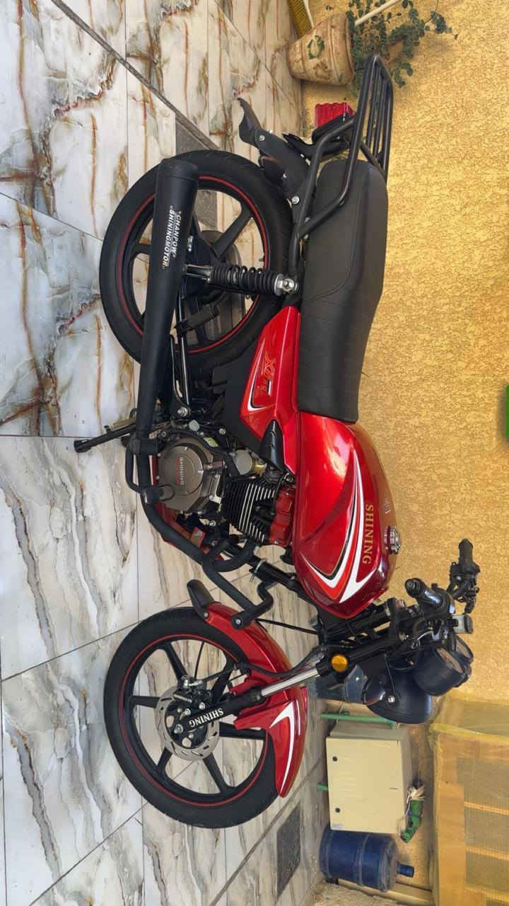 شاينك اللبيع  موديل 25 كفاله بمعنه كلمه دراجه  صالهاء 58يوم من طالعه من وكيل وصل معرضهاء موجود سويجات 2 نكره سلف كهربائيات كلهاء شغاله اوراق كامله شوف او اقتنع يلا تخابر سعر825او بيهاء مجال مكان حله مركز *********** ملاحضه تجي تتعنه مو نفس نضافه شي مفتوح شي مبدل تخلي سعر البالك برغي ذا تلكه نقص بيهاء البرغي عليه ب50
