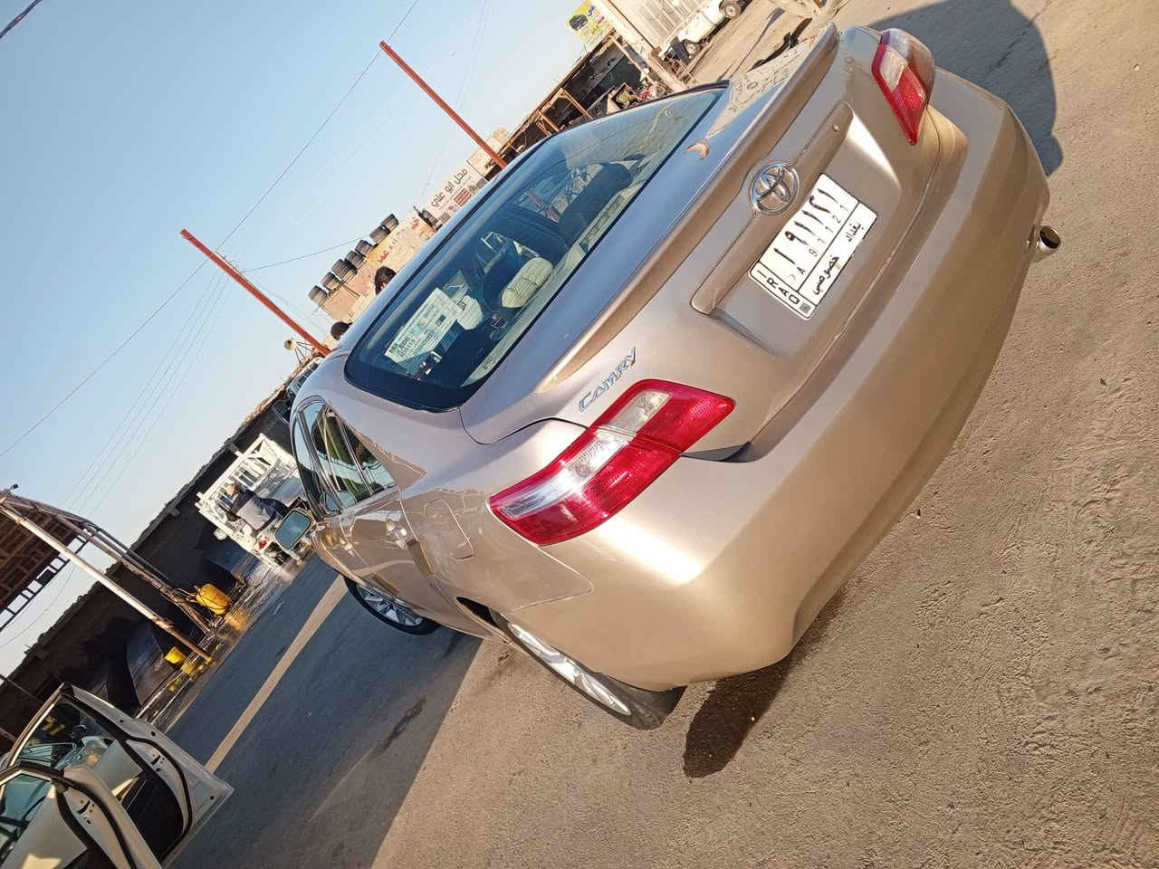 كامري موديل 2007 وارد امريكي رقم بغداد مصبوغه احزام 
محرك جديد تخم تاير خمسه ويل كب التبريد نقص غاز للبيع للاستفسار الاتصال على الرقم *********** مكان السياره حصيبه الشرقيه السعر 70$بيها مجال قليل
