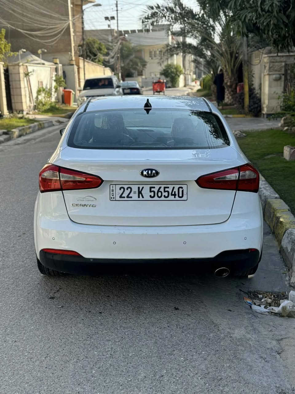 يالله
سيراتو خليجي موديل 2014
محرك 1600دوش 
رقم أربيل شرط التحويل 
السياره بيه بابتين وربع الجاملغ  الخلفي بدون دواخل 
مواصفات فول 
فتحه 
اشاير مري مري شفط 
تحكم سترين 
حساسات 
العنوان بغداد
الشراييتصل ***********
السعر 112 وبيه مجال
