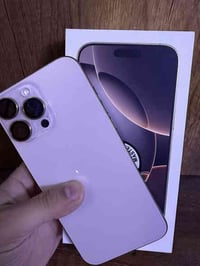 ايفون 16 برو ماكس لون مميز الديزرت شرق اوسط ضمان ماستر بعده بالضمان ما...