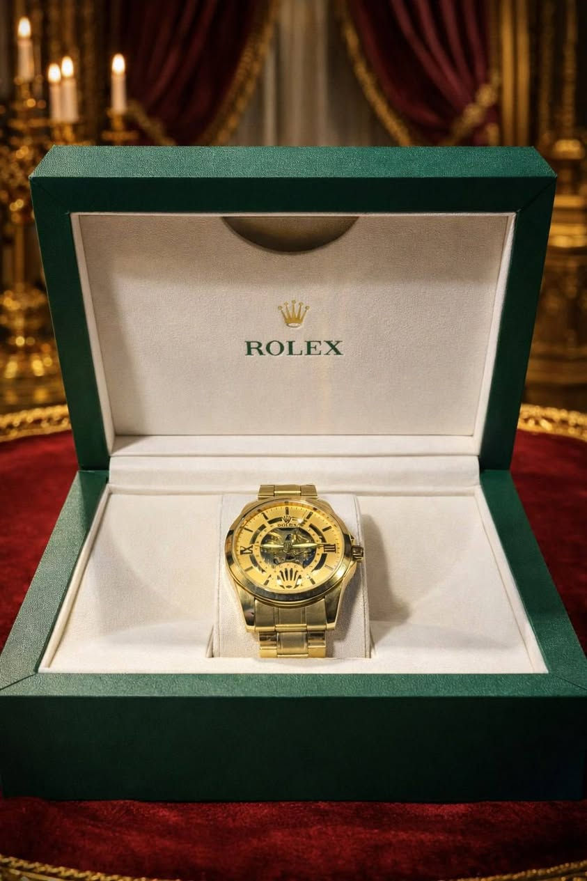✨ رولكس أوتوماتيك – فخامة تحكي عنك ✨
أناقة ذهبية بتفاصيل ميكانيكية دقيقة تعكس قوة الشخصية والذوق الرفيع.
حركة أوتوماتيكية تعمل مع كل نبضة من يومك، وتصميم فاخر يلفت الأنظار في كل مناسبة.
ضمان لمدة سنة  .
⌚ دقة عالية
💎 تصميم راقٍ
👑 حضور لا يُنسى
رولكس… لأن الوقت قيمة، وأنت تستحق الأفضل.
         . شرط الساعة تصلك بجميع تفاصيلها .
     🌟 السعر 60 الف دينار 🌟 
توصيل سامراء الف دينار 
توصيل اقضية صلاح الدين ثلاث الاف 
توصيل محافظات خمسة الاف 
       للحجز ***********
       واتساب او اتصال او خاص 
           الفحص امام المندوب
