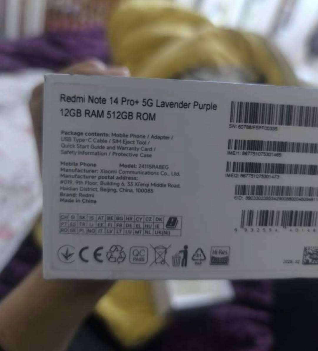 شاومي نوت 14برو بلاص
ذاكرة 512
كامرة 200
كامل غراضه حتة الكيبل مافاتحه 
ويه 4 كفرات ولاصق حمايه الكامره 
وبي ضمان للبيع او مراوس ويه 13برو ماكس انطي فرق
سعر جهاز 400 وبي مجال
واتساب
***********
