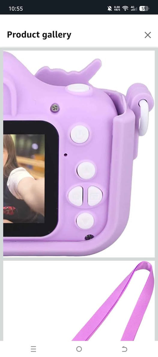 🇹🇯
زاینێکی منداڵانە و ڕەنگی جوان
👶 تایبەت بۆ منداڵان – قەبارەی سووک و بەهێز
📷 وێنە و ڤیدیۆی کوالێتی باش
🖥️ شاشەی پشتەوە بۆ بینینی وێنەکان
🔋 شەحنکردن بە USB
💾 پشتگیری کارت مێمۆری (هەیە لە پێکەوە)
🎁 گونجاو بۆ دیاری و فێرکردنی منداڵان
✨ ڕێگایەکی خۆش بۆ ئەوەی منداڵەکەت داهێنانی خۆی پیشان بدات!
📦 پێکهاتەکان:
– کامێرا
– کارت مێمۆری
– کێبڵی شەحن
– باڵبەست/سەرشان
– ڕێنمایی بەکارهێنان

🇮🇶
🎨 تصميم طفولي جذاب وألوان جميلة
👶 مخصصة للأطفال – خفيفة الوزن ومقاومة للاستخدام اليومي
📷 تصوير صور وفيديو بجودة جيدة
🖥️ شاشة خلفية لعرض الصور
🔋 شحن عبر USB
💾 تدعم كرت ذاكرة (مرفق)
🎁 هدية رائعة لتنمية إبداع الأطفال
✨ دع طفلك يوثق لحظاته الجميلة بعدسته الخاصة!
📦 محتويات العلبة:
– الكاميرا
– كرت ذاكرة
– كابل شحن
– حبل/حزام حمل
– دليل الاستخدام

..... أربيل, العراق


**إذا كنت صاحب هذا الإعلان وتريد حذفه لأي سبب، رجاءا أرسل رسالة إلى الدعم الفني**