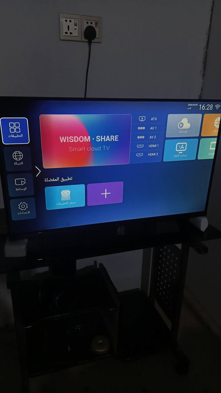 شاشة سمارت ناشونال حجم 32 سعر80 واتساب *********** بني منصور منطقة مزرعة
