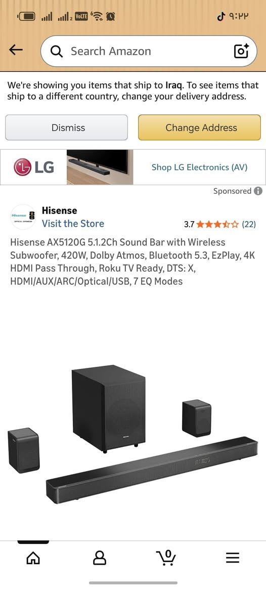 السلام عليكم ورحمة الله وبركاته
اللهم صل على سيدنا محمد وعلى آل محمد
متوفر ساوند بار ٣ قطع هاينسس
الأسعار واتساب ***********
