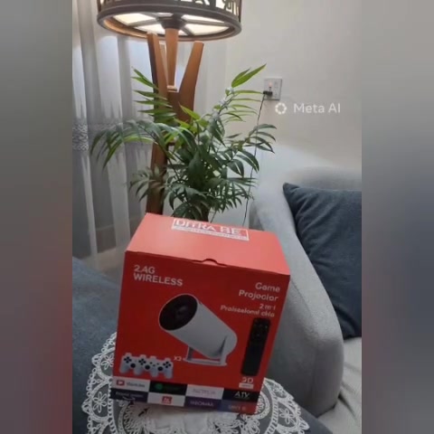 هذا الجهاز
سعره 80الف .. توصيل لجميع المحافظات 👍🏻
Hy 300 Pro Max 
مناسب للعرض السينمائي والالعاب 
يعمل بنظام اندرويد ويدعم واي فاي وبلوتوث 
يتضمن تطبيقات مثبتة مسبقًا مثل YouTube و Netflix و Spotify و Prime Video و HBO Max و ATV Launcher. 
يحتوي على منفذ HDMI ومنفذ USB
يدعم دقة تصل إلى 4K (الدقة الأصلية عادة 720P). 
يتميز بسطوع  160 شمعة ANS
حجم شاشة العرض يمكن أن يصل إلى  150 بوصة( تقريبا 4 م)العرض
يمكن تدويره بزاوية 180 درجة للعرض
أدوات تحكم لاسلكية: يأتي مع جهازي تحكم (Joystick) يعملان بتردد 2.4G، مما يتيح اللعب المشترك مع صديق دون فوضى الأسلاك..


**إذا كنت صاحب هذا الإعلان وتريد حذفه لأي سبب، رجاءا أرسل رسالة إلى الدعم الفني**