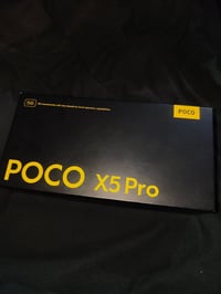 بوكو x5برو ذاكره 256 الله شاهد اخذته اقصاط ب600الف بي ضربه بل شاشا بس ...