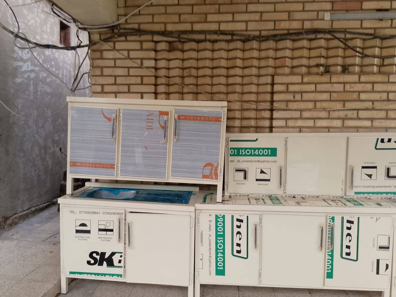 الابداع المنيوم 
كاونترات البيع
مترتين وسنك متره ونص وملحق مترتين 330الف

كاونتر متره ونص سنك ومتره ونص ملحق ومتره ونص ارضي240الف

كاونتر متر سنك ومتره ونص ارضي ومتره ونص ملحق 

العنوان بغداد ابي غريب سيدساجت مجاور مطعم الشيخ

التواصل عبر الرقام 
***********/رسول 
***********/عباس
