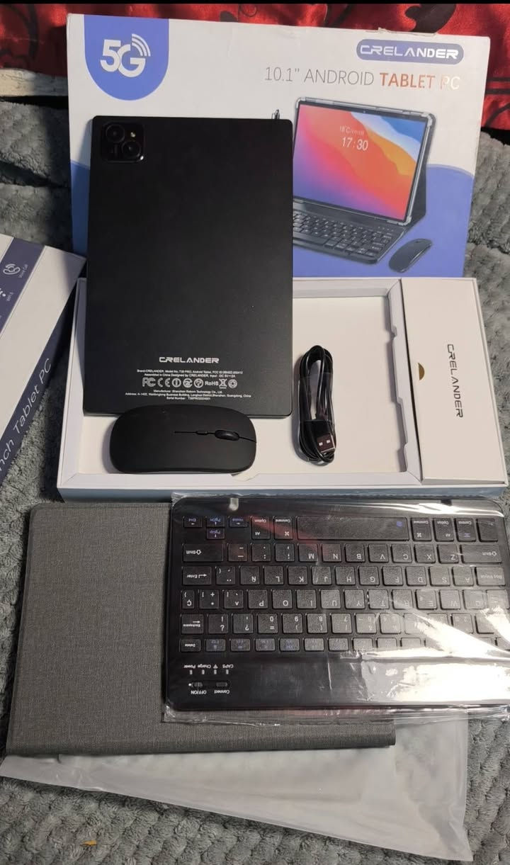 تابلت Crelander T30 Pro
شاشة 10.1 انج فول وضوح 
نظام اندرويد سريع صورتلكم فيديو 
دبل شريحة سيمكارت
جديد لوك ✅
وياه ماوس كيبورد وحافظة اصلية دفتريه


**إذا كنت صاحب هذا الإعلان وتريد حذفه لأي سبب، رجاءا أرسل رسالة إلى الدعم الفني**