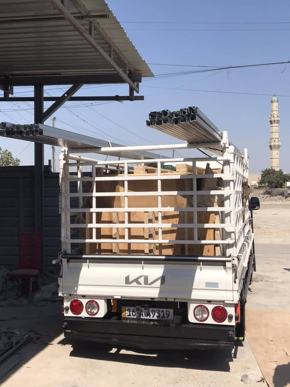 جانب من تحميل موادنا الى وكلائنا في بغداد و الديوانية

بطايرات هايلي العملاقه الغنية عن التعريف 
حجم ١٥ كيلو واط عدد دورات ٨،٠٠٠ و ١٠،٠٠٠ دورة مما يعني عمر طويل وتعيش وياك سنين

انفيرترات سولارماكس حجم ١١ كيلو واط 

انفيرترات سنكسيل الصامت العملاقة بقدرة ٦ كيلو واط بضمان ٥ سنوات

ميكانو zam275 مع جميع الملحقات الخاصة بهيكل الواح الطاقة الشمسية  بضمان ٢٥ سنة ضد الصدأ والتآكل

بغداد - حي الجهاد
***********-***********-***********
