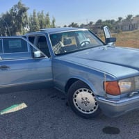 مارسيدس s300 1990 اللون فيلي باب كصير صدر  كير  محرك كفالة عامة كهربائ...