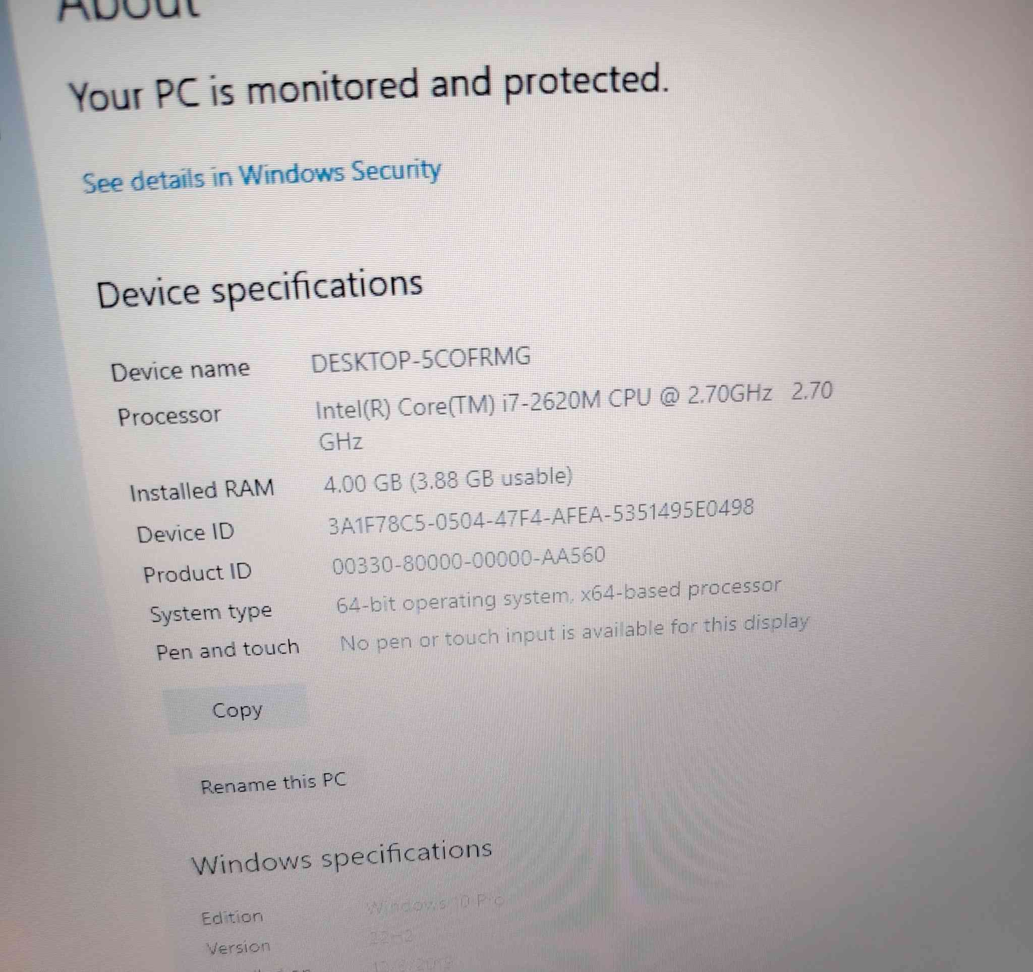 لابتوب DELL
معالج Ci7 جيل ثاني
رام 4
هارد 320
حجم شاشة 13
بصمة
السعر 65 الف


**إذا كنت صاحب هذا الإعلان وتريد حذفه لأي سبب، رجاءا أرسل رسالة إلى الدعم الفني**