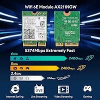 Intel AX211NGW • كارت وايرلس واي فاي 6 • السليمانية