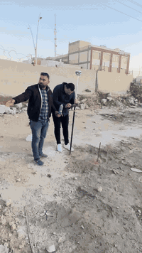 ود الهندسي • تسقيط بناية • مركز الديوانية