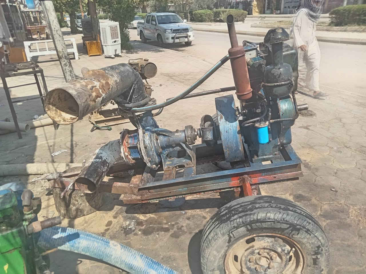ماطور ١٠ حصان مكفول جاهزه مكان بابل الشوملي قرب جامع الشوملي الكبير ***********
