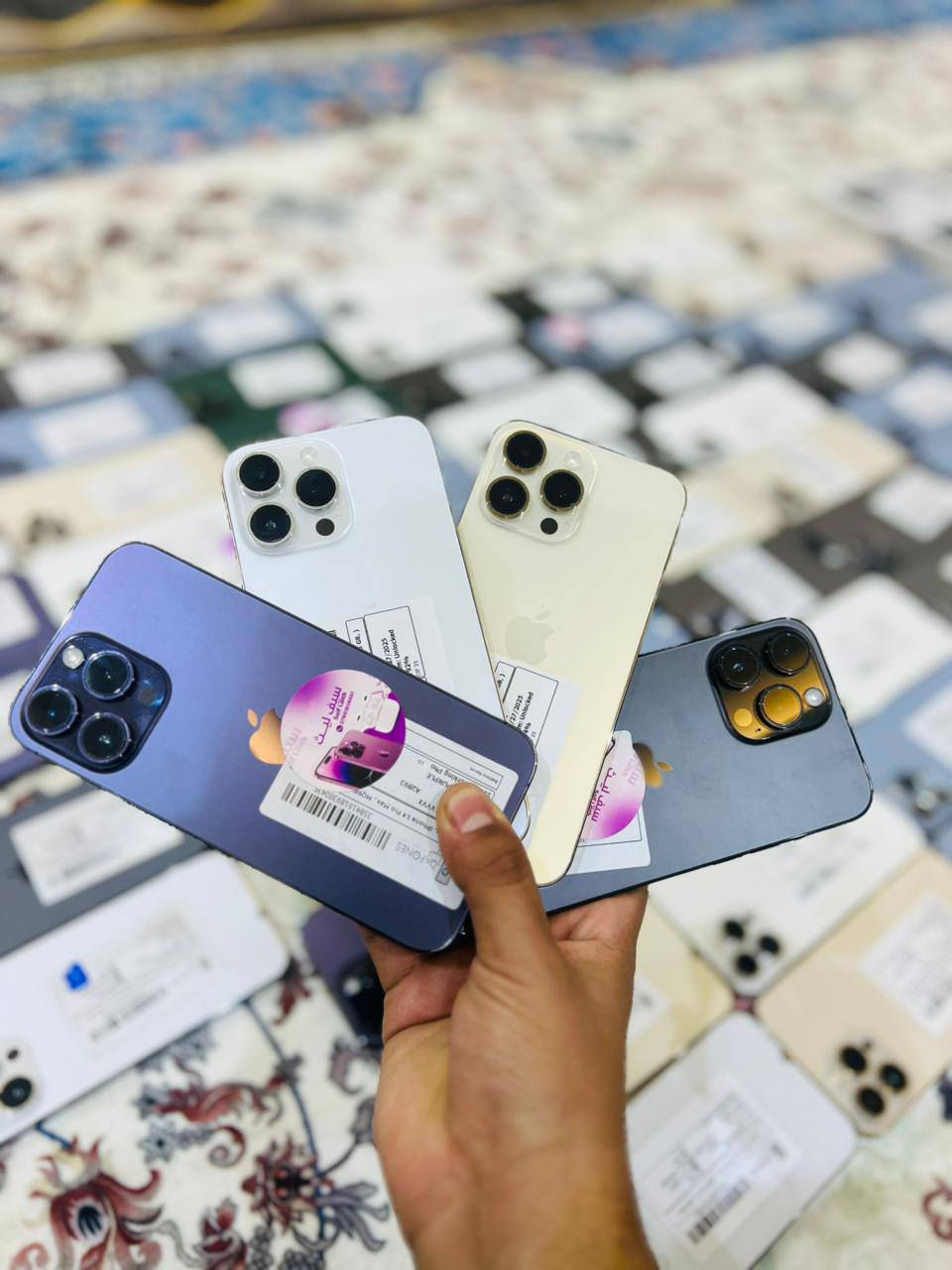 اللهم مصلي على محمد 
السلام عليكم وصل ايفونات مستخدمه نضافه عاليه بطاريات (83_95)مكفوله وضمان اسعار كلشه حلوه ومناسبه اليريد جهاز يدخل خاص ويدلل 
14برو ماكس ذاكره 256 عريي بطاريه (84_93)
14برو ماكس شريحه الكترونيه ياخذ اكثر من شريحه بسعر بلاش 
14بلس عربي ذاكره 128 
13برو ماكس ذاكره 256 دبل شريحه شرق وسط سعر 🔥🔥
13برو ماكس ذاكره 256تك❤️‍🔥❤️‍🔥
13كامرتين ذاكره 128 

المكان بابل الحله خلف مستشفى الكفيل /***********
ملاحضه جميع الاجهزه تحمله ضمان ولانتعامل بدين ولاقصد
