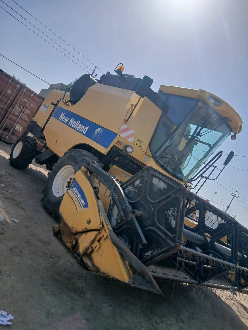 ياالله
حاصده للبيع نيوهولند TC50/60
5 بلم هايدرو
موديل 2014
كفالة عامة وضع شركة
 مشتغله 4000 ساعه
رقم سليمانيه 
المكان واسط/قضاء الحي
السعر المطلوب 90 مليون وبيها مجال
***********
