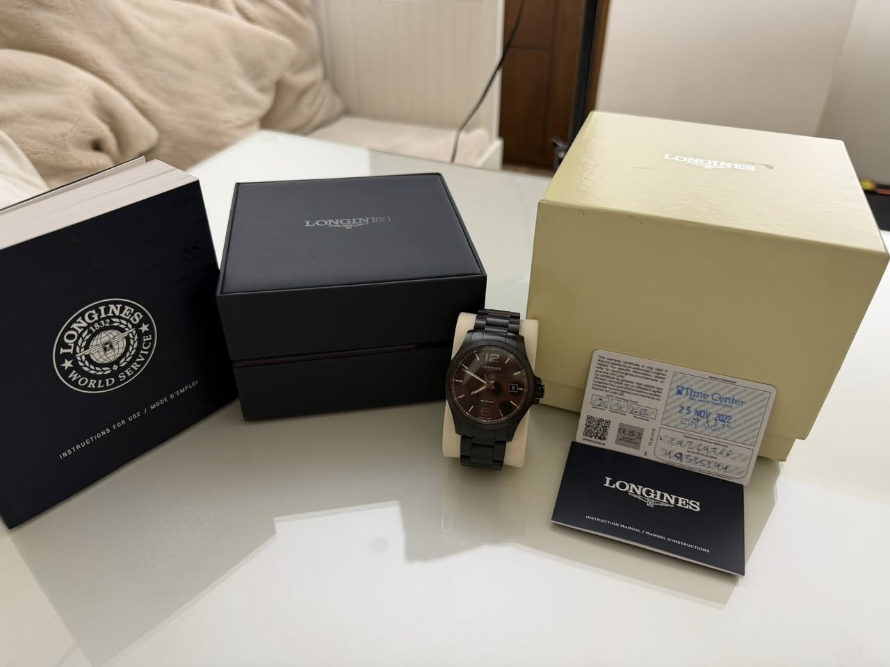 ساعه سويسريه اصليه 100% نوع Longines Conquest V.H.P موديل L3.726.2.56.6 مقاس 42 مم لون اسود كامل PVD حركه كوارتز عاليه الدقه مع التاريخ وسوار ستانلس ستيل اسود حالتها شبه جديده مع كامل المرفقات من العلبه والكفاله وكتيب التعليمات السعر المطلوب 450 دينار للتواصل على الخاص او على الرقم 0785261118


**إذا كنت صاحب هذا الإعلان وتريد حذفه لأي سبب، رجاءا أرسل رسالة إلى الدعم الفني**